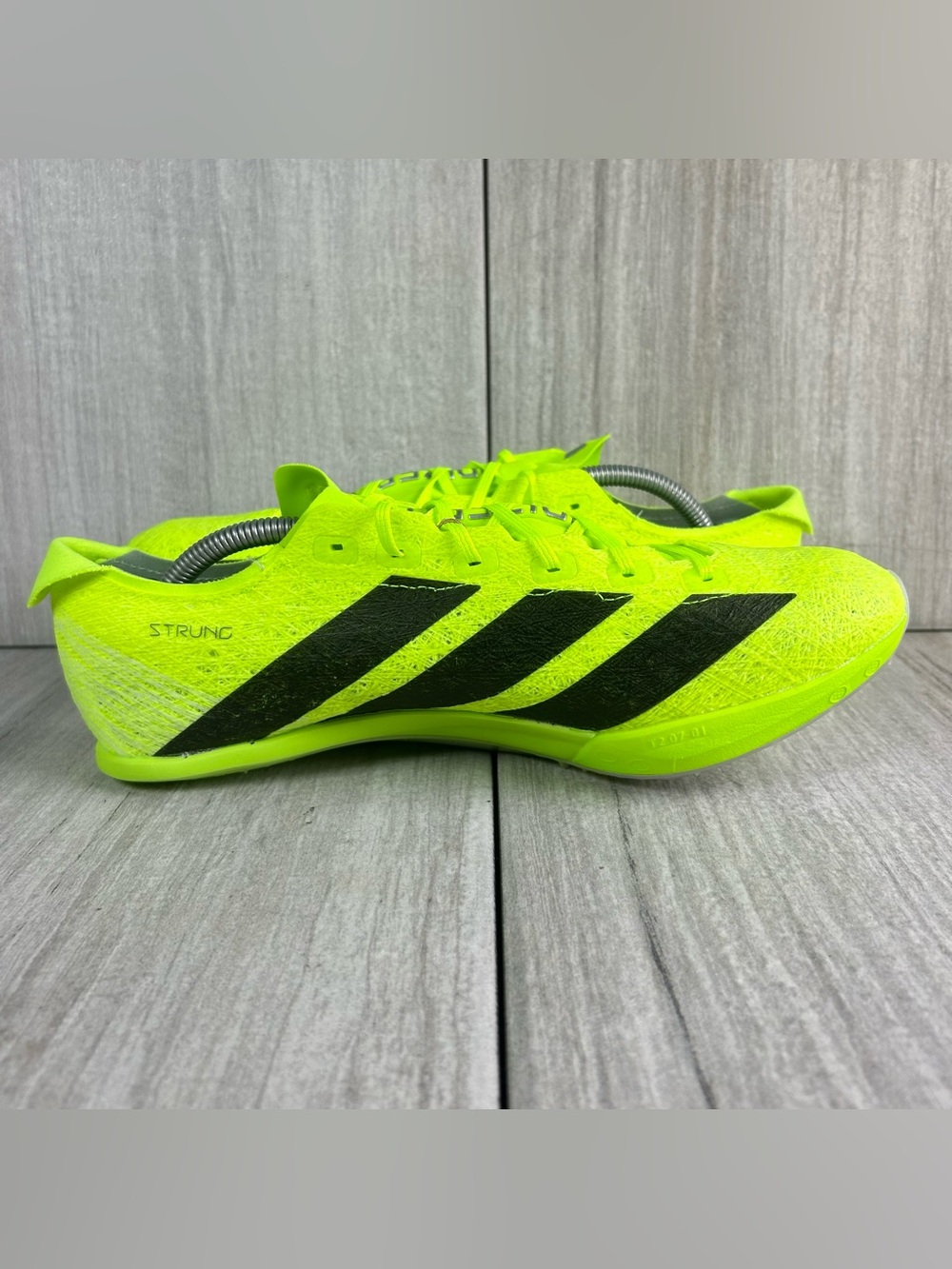 NEW Adidas Adizero Prime SP 3 Strung Lucid Lemon Track Spike ih5800 Men Size 8.5 - Picture 4 of 12
